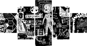 Obraz - Graffiti (125x70 cm)
