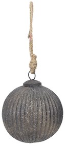 Bombka szklana Rustic Black 10 cm