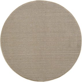Dywan jednolity Loom beżowy 160 cm x 160 cm koło