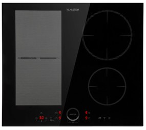 Klarstein Delicatessa Hybrid 60cm Płyta Indukcyjna 4 Strefy Gotowania Czarny
