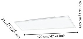 Inteligentna lampa sufitowa LED 33,5 W SALOBRENA-Z – EGLO