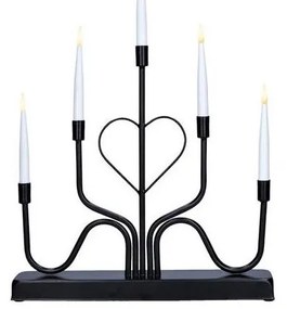 Solight 1V280 - Świąteczny świecznik LED 5xLED/2xAA ciepła biel