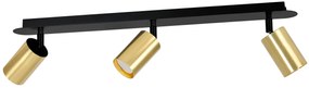 Czarno-złota nowoczesna lampa sufitowa - 3X D084 C0-B97