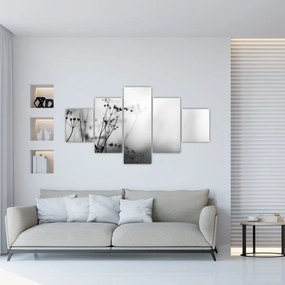 Obraz - Detal kwiatów polnych (125x70 cm)