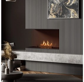 Planika Senso Fireplace BEV- Wbudowany BIO kominek 56,2x75 cm 2,5kW+pilot