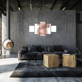 Obraz - Zwierzątko akwarelowe N⁰5 (125x70 cm)