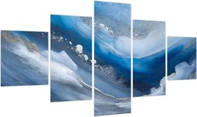 Obraz - Abstrakcja oceanu (125x70 cm)