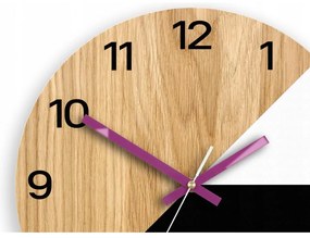 Zegar na ścianę nowoczesny efektowny okrągły cichy do kuchni salonu pokoju