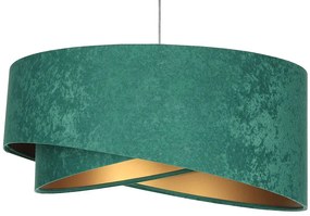 Zielono-złota lampa wisząca glamour - EX972 Pasos 7X