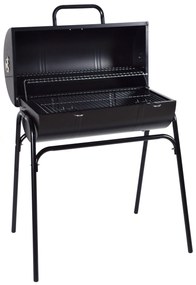 Grill węglowy lokomotywa czarny PATIO