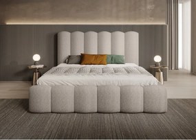 Łóżko Mona V 160 w tkaninie Abriamo 03