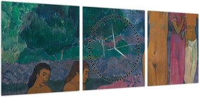 Obraz - Paul Gauguin, The Invocation, reprodukcje (z zegarem) (90x30 cm)
