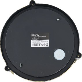 Zewnętrzna lampa ścienna i sufitowa antyczne złoto okrągła IP44 - Noutica