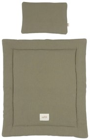 Zestaw do łóżeczka w kolorze khaki Forest Green – Malomi Kids