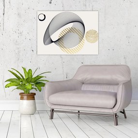 Obraz na szkle - Kształty geometryczne N⁰3 (70x50 cm)