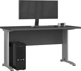 Biurko AKORD BM135 Grafit Szary 135 cm kolor Grafit Szary mat 135x60x76 cm