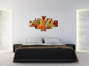 Obraz - Przyprawy z całego świata (125x70 cm)