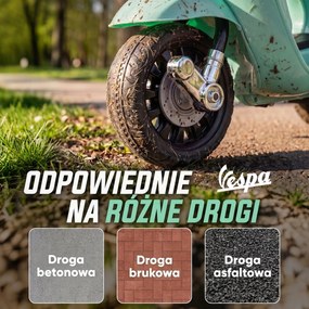 AIYAPLAY Elektryczny motorek dziecięcy Mini Vespa GTS 6V z akumulatorem litowym, ergonomiczne siedzisko i oparcie 1,5-3 lat | Aosom PL