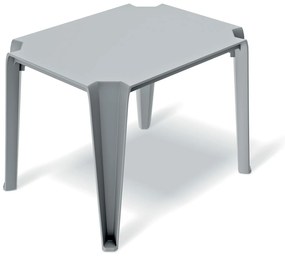 Stolik ogrodowy kawowy Lottie Light Gray 77 x 59 cm FERNE