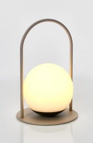 Lampa zewnętrzna stołowa LED ze ściemniaczem na USB ø 13,5 cm Pansy – Bizzotto