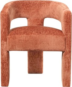 Krzesło 62x75x58 cm Brązowe Leith LET71BS