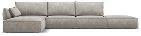 Jasnoszary narożnik (lewostronny) Vanda – Mazzini Sofas