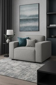 Fotel modułowy Cursal – 124 x 102 x 70 cm,jasno szary Raven 6, nowoczesny design