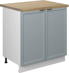 Szafka pod zlew jasnoniebiesko-szary 80x60x82 fame-line