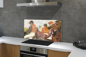 Panel nad Blat Kuchenny Dżokeje - Edgar Degas