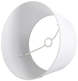 Abażur z lnu biały 45 cm