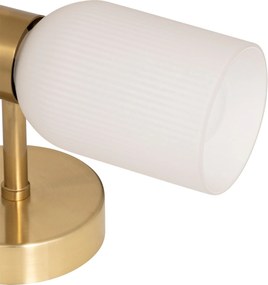 Szklany kinkiet ścienny RIO, 2 źródła światła, wys. 26,5 cm