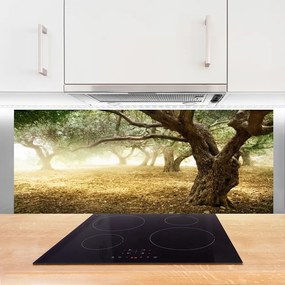 Panel nad blat kuchenny Samotne Drzewo Na Polanie