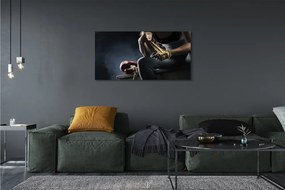 Duży obraz na płótnie Wytrwałość W Treningu Boksu