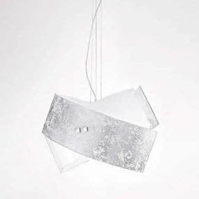 Camilla - Lampa wisząca srebrna 2XE27 max 2X70W IP20 - Lampa sufitowa o nowoczesnym designie z aluminium - Gniazdo E27