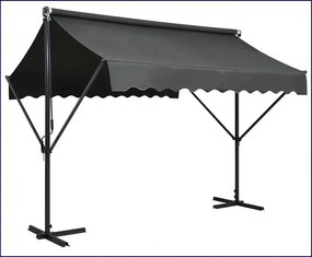 Zadaszenie ogrodowe antracyt C2-N58