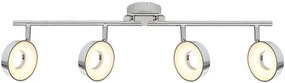Srebrna regulowana lampa sufitowa - D233 M5-W93