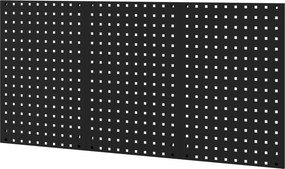 Tablica narzędziowa metalowa czarna, 1200x600x10 mm: PAULA All Black