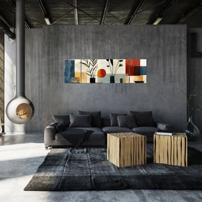 Obraz - Kubistyczne wazony (170x50 cm)