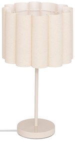Lampa stołowa RONA materiałowy klosz, wys. 49 cm