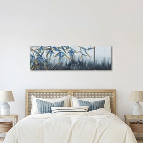 Obraz - Bambus na ścianie (170x50 cm)