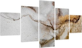Obraz - Atrament marmurkowy (125x70 cm)