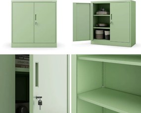 Szafka biurowa Fresh Style Beata 90x40x93 cm pastelowy zielony