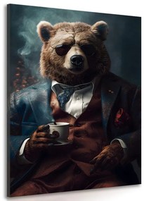 Obrazy zwierzęcy gangster niedźwiedż
