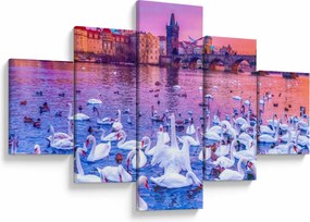 Obraz - Praga (125x70 cm)