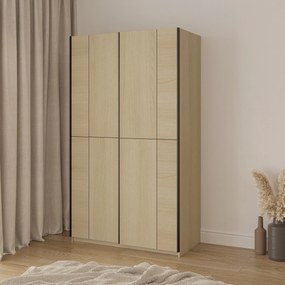 Szafa Przesuwna LUBERO 120 cm Szafa Trzydrzwiowa Dąb lindberg