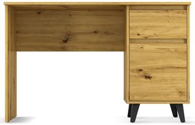 Skandynawskie biurko z szafką dąb artisan A7-P93