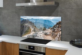 Szklany Panel Majestatyczne Pasmo Górskie