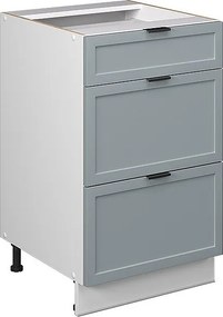 Szafka dolna do kuchni jasnoniebiesko-szary 50x51.6x82 fame-line