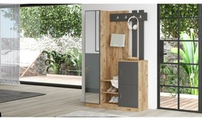 Zestaw do przedpokoju Dano Atlanitc Pine andAnthracite