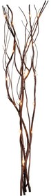 Brązowa dekoracja świetlna ø 8 cm Willow – Star Trading